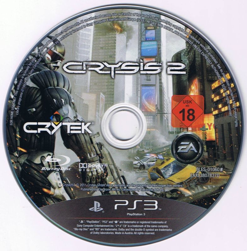 Crysis 2 cover or packaging material - MobyGames