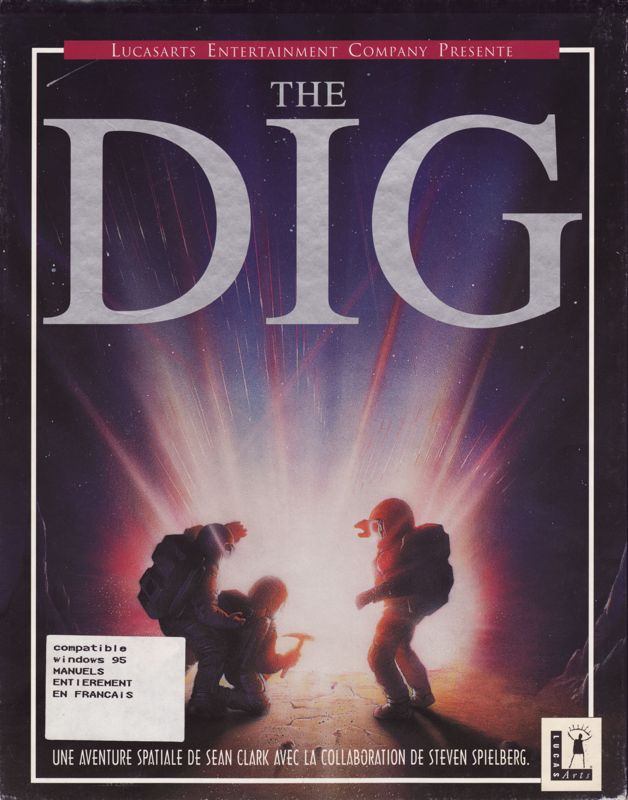 Front Cover for The Dig (DOS) (1st French release: Manuals and box in French, game in English)