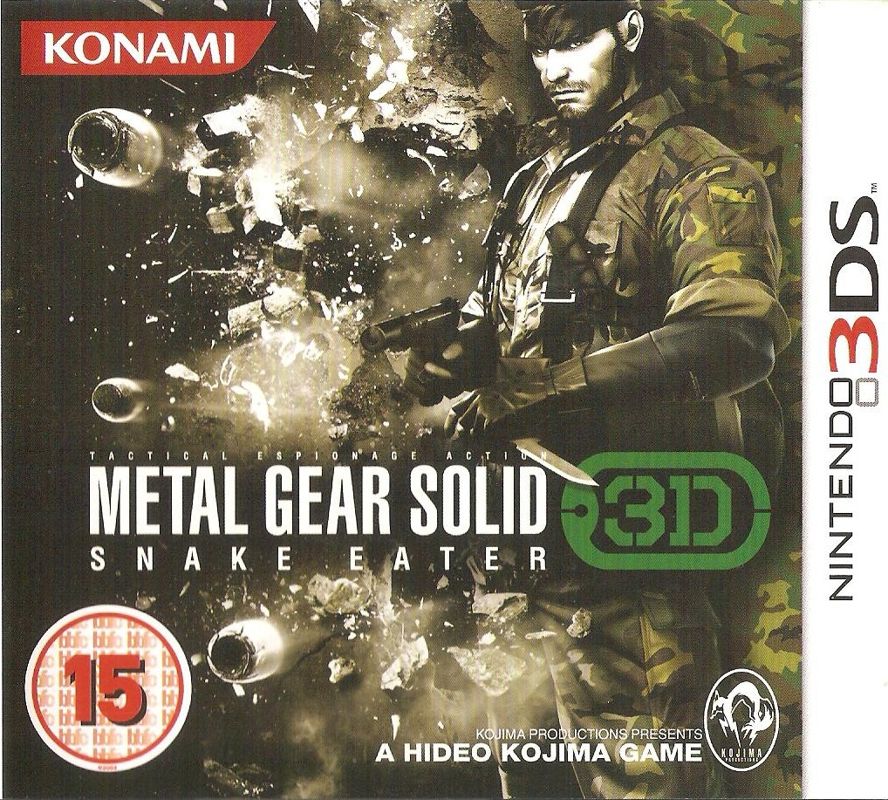 Front Cover for Metal Gear Solid: Snake Eater 3D (Nintendo 3DS)