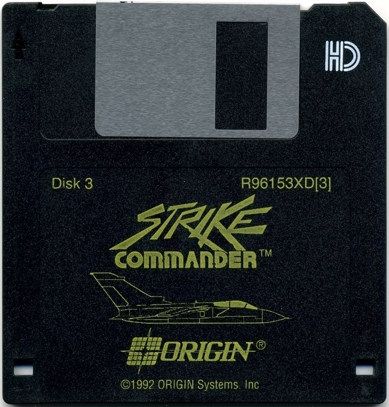 Media for Strike Commander (DOS): Disk 3