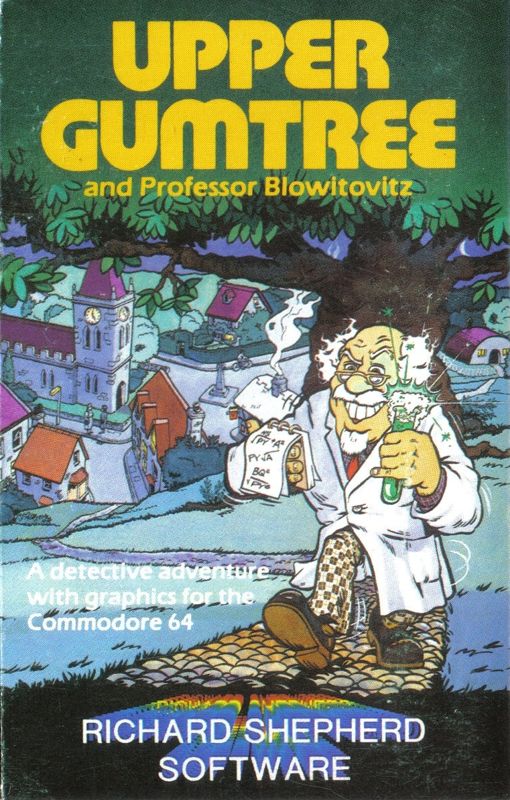 Front Cover for Upper Gumtree and Professor Blowitovitz (Commodore 64)
