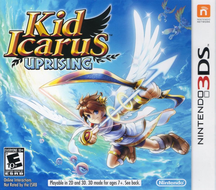 Front Cover for Kid Icarus: Uprising (Nintendo 3DS)