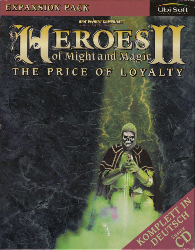 Front Cover for Heroes of Might and Magic II: The Price of Loyalty (Windows)