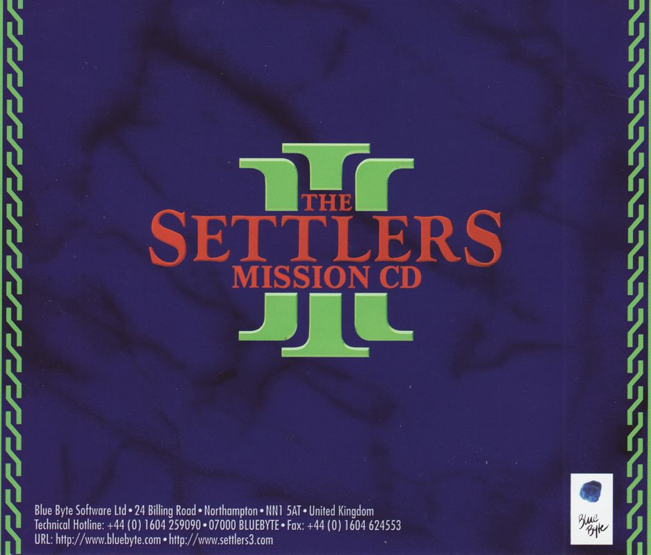 Other for The Settlers III: Mission CD (Windows): Jewel Case Back