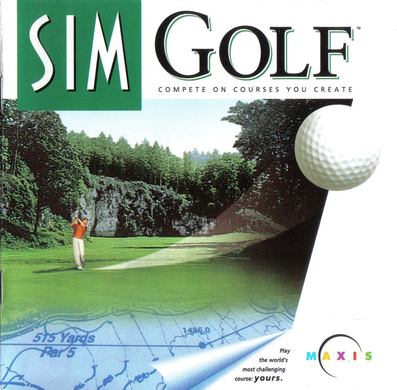 Other for SimGolf (Windows): Jewel Case: Front