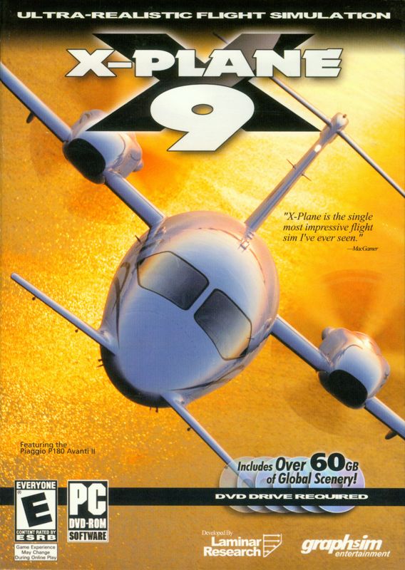 Front Cover for X-Plane 9 (Windows)