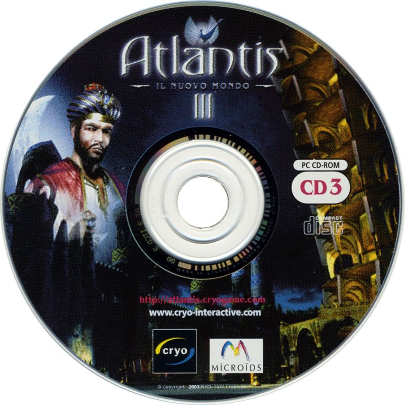 Media for Beyond Atlantis II (Windows): Disc 3