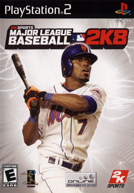 Front Cover for Major League Baseball 2K8 (PlayStation 2)