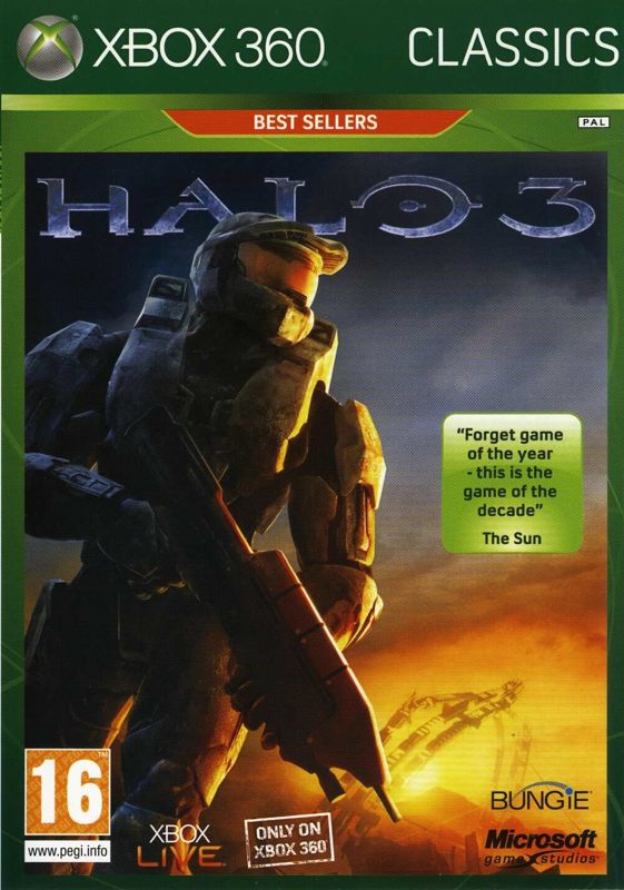 Front Cover for Halo 3 (Xbox 360) (Xbox 360 Classics release)