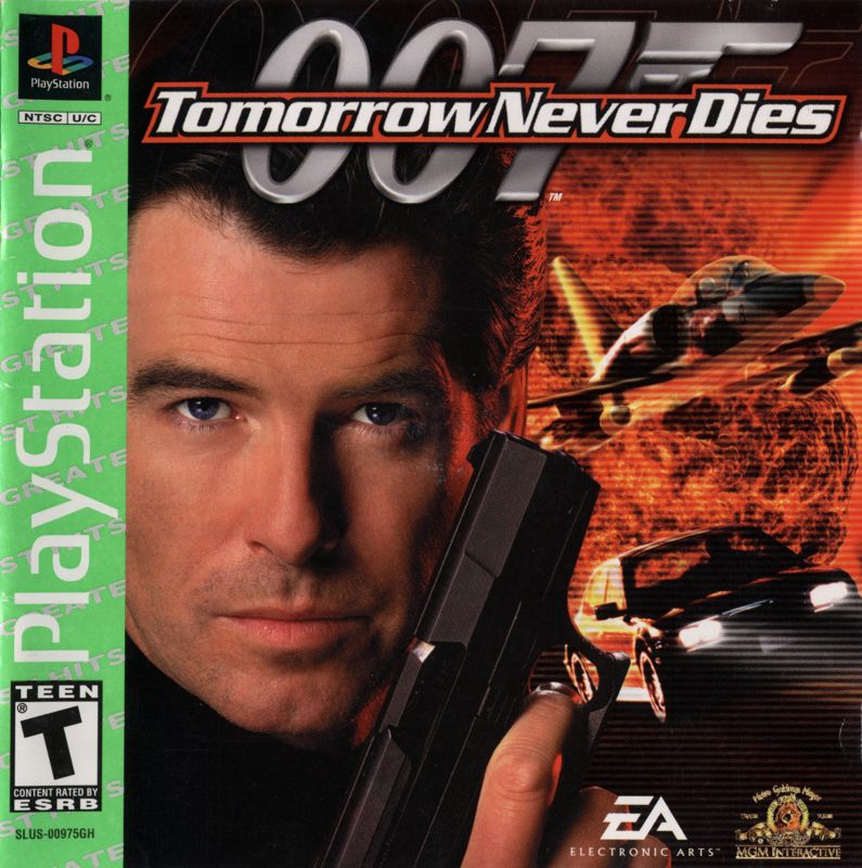 Front Cover for 007: Tomorrow Never Dies (PlayStation) (Greatest Hits release)