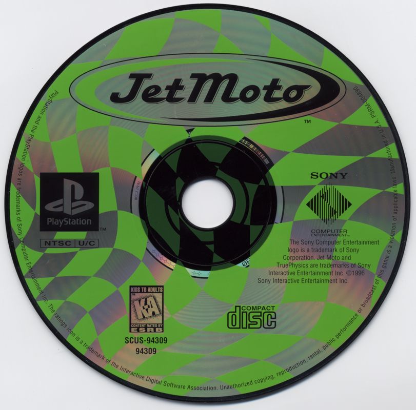 Media for Jet Moto (PlayStation)