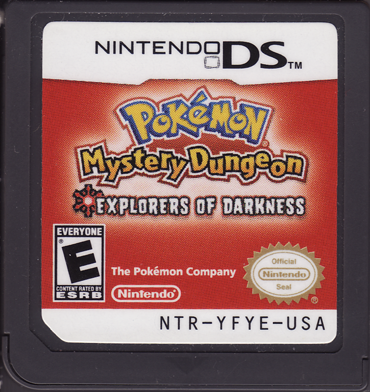 Pokémon Mystery Dungeon Explorers Of Darkness Cover Or Packaging Material Mobygames 4846