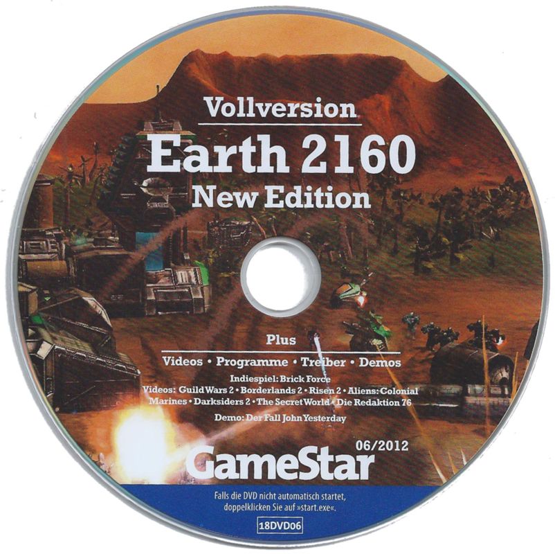 Media for Earth 2160 (Windows) (GameStar 06/2012 covermount)