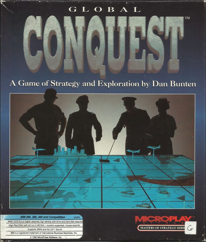 Front Cover for Global Conquest (DOS) (5.25" Release)