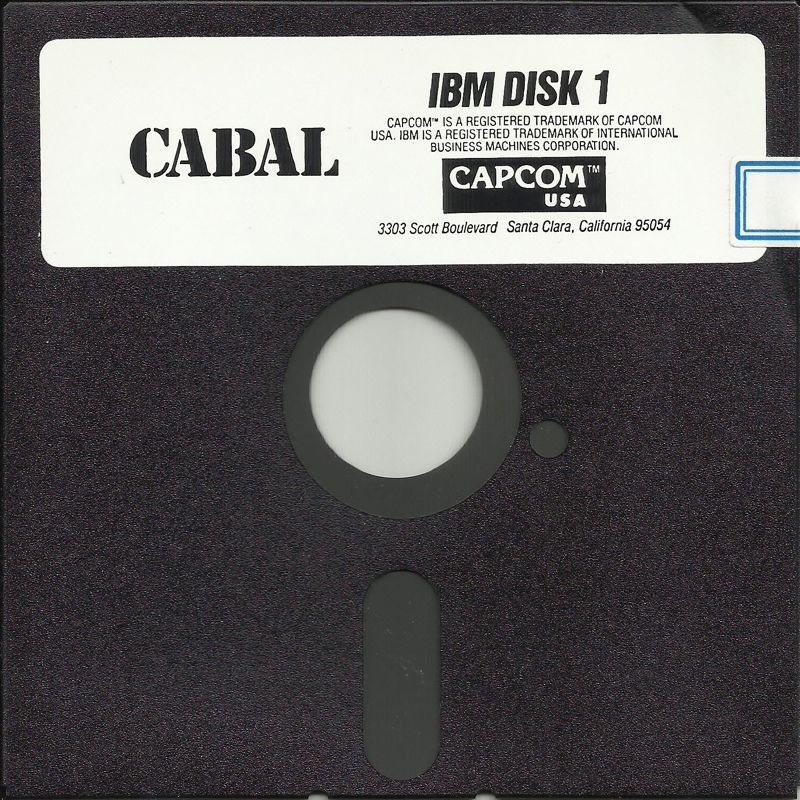 Media for Cabal (DOS): 5.25" Disk (1/2)