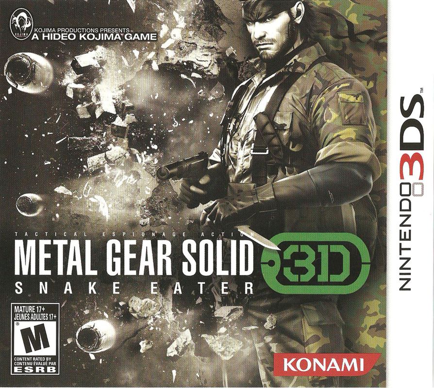 Front Cover for Metal Gear Solid: Snake Eater 3D (Nintendo 3DS)