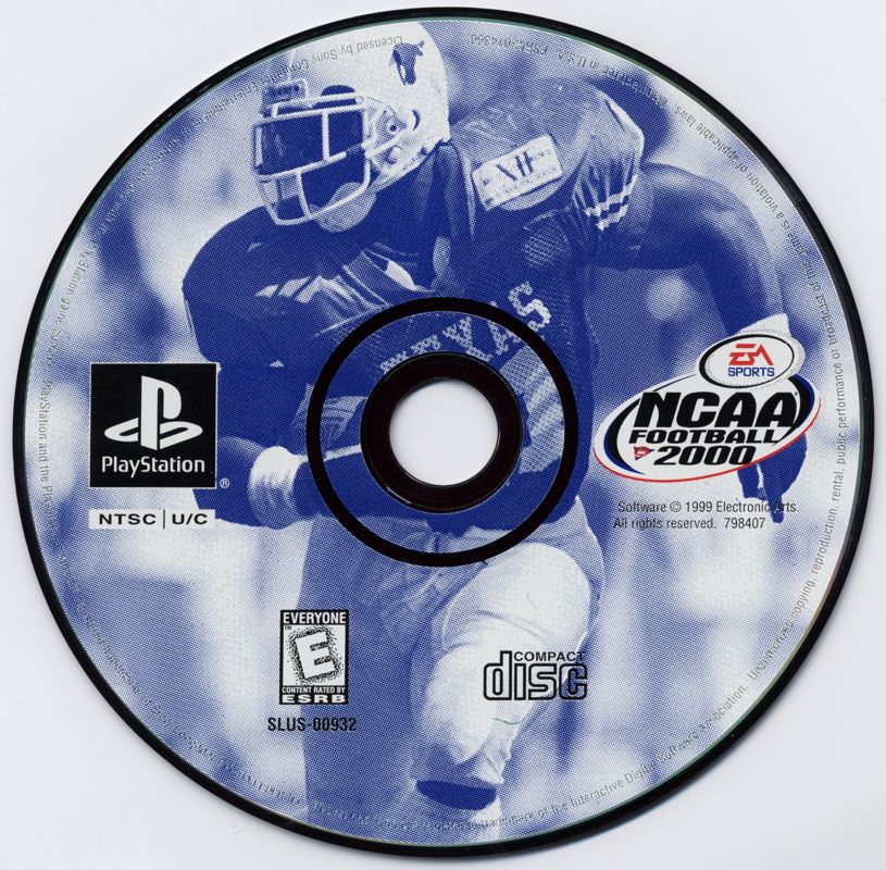 NCAA Football 2000 cover or packaging material - MobyGames