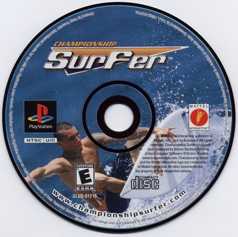Media for Championship Surfer (PlayStation)