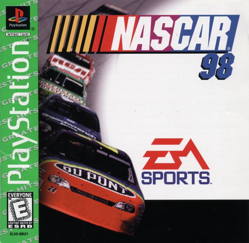 Front Cover for NASCAR 98 (PlayStation) (Greatest Hits release)