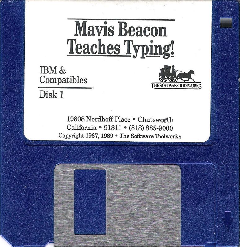 Media for Mavis Beacon Teaches Typing! (DOS) (Dual Media Release): 3.5" Disk 1/1