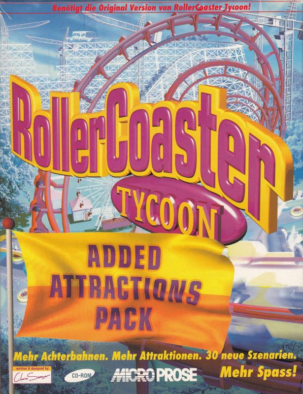 Front Cover for RollerCoaster Tycoon: Corkscrew Follies (Windows)