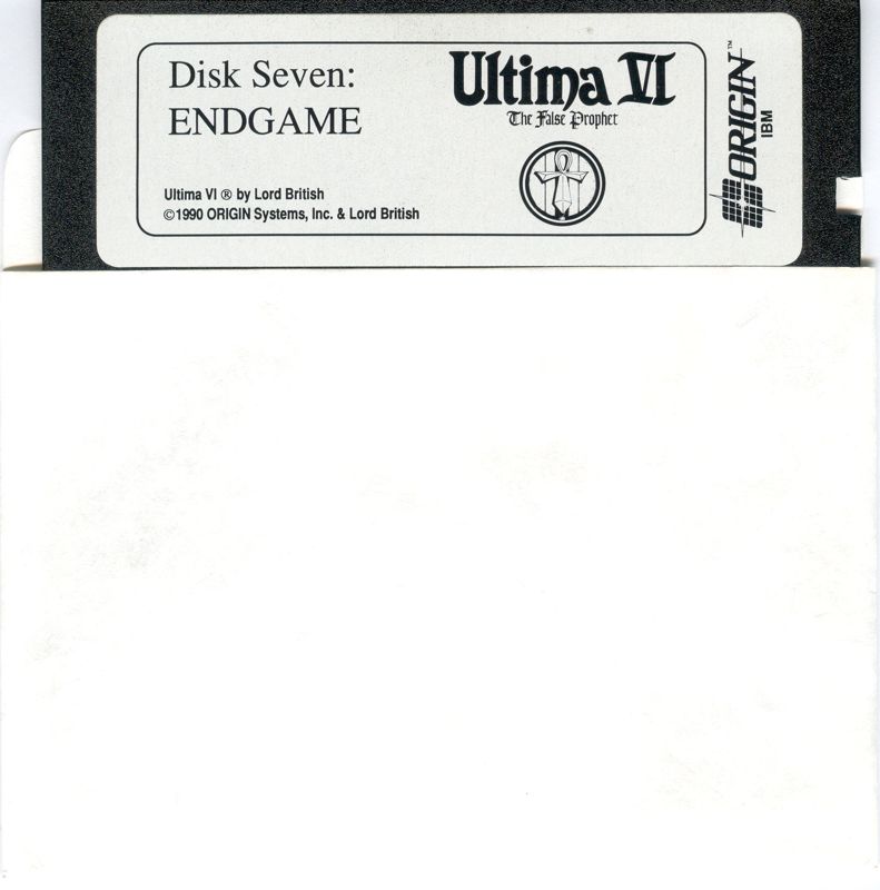 Media for Ultima VI: The False Prophet (DOS) (5.25" release): Disk 7/7