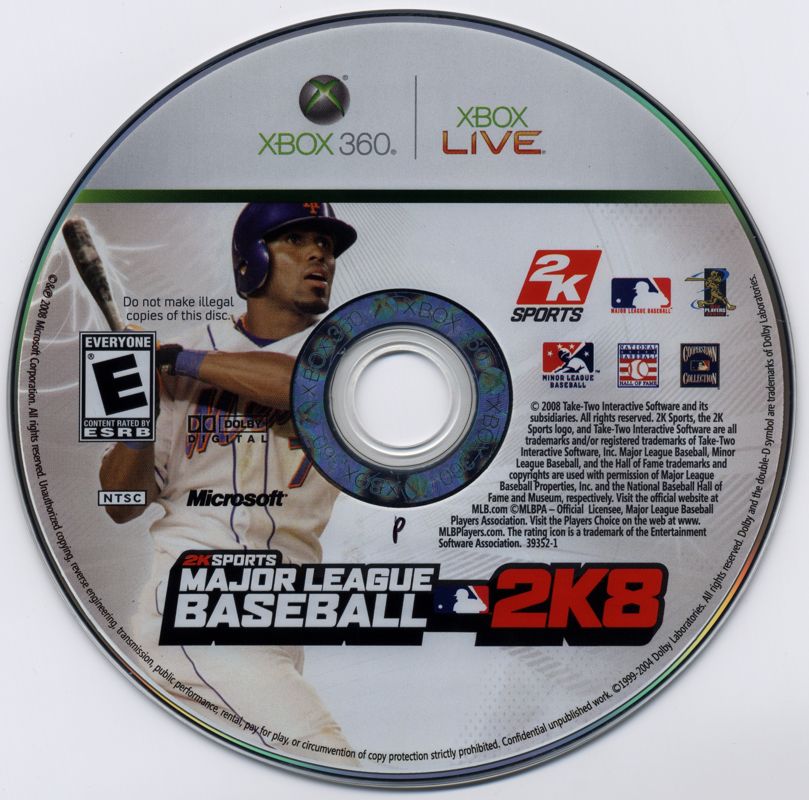 Media for Major League Baseball 2K8 (Xbox 360)