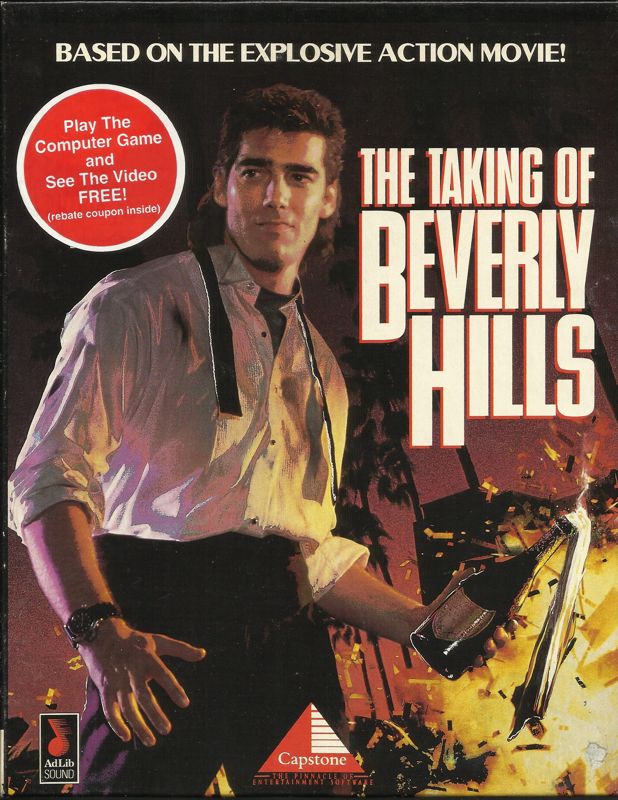 Front Cover for The Taking of Beverly Hills (DOS) (5.25" floppy disk release)