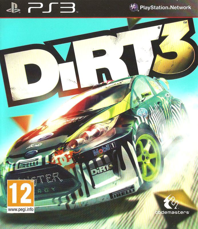 Front Cover for DiRT 3 (PlayStation 3)
