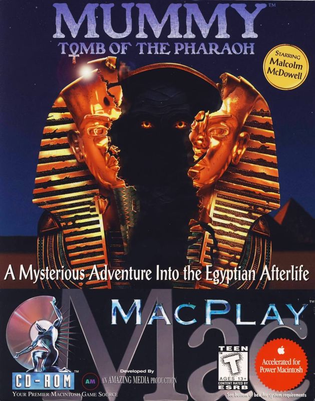 Front Cover for Mummy: Tomb of the Pharaoh (Macintosh)