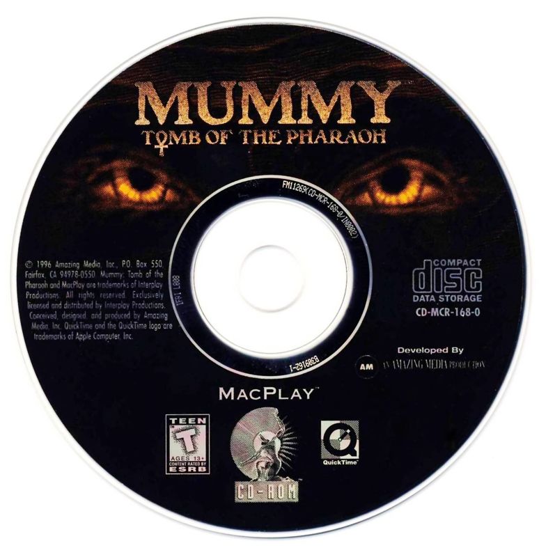 Media for Mummy: Tomb of the Pharaoh (Macintosh)