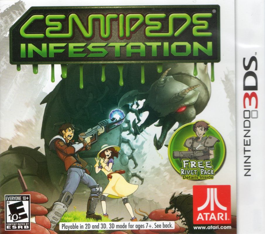 Front Cover for Centipede: Infestation (Nintendo 3DS)