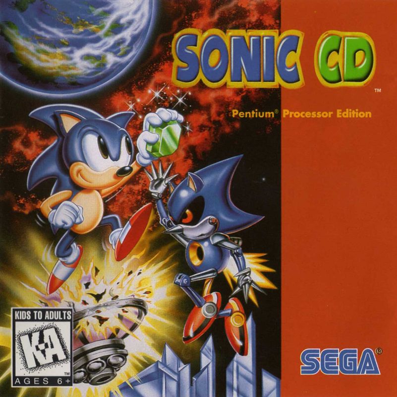 Front Cover for Sonic CD (Windows)