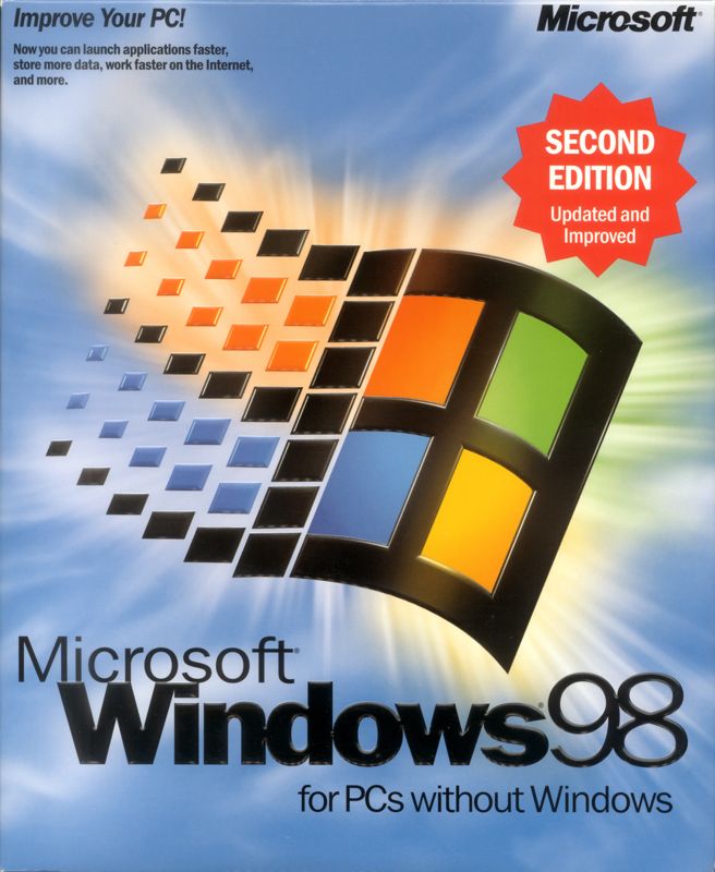 Front Cover for Microsoft Windows 98/98SE (included games) (Windows) (Second Edition)