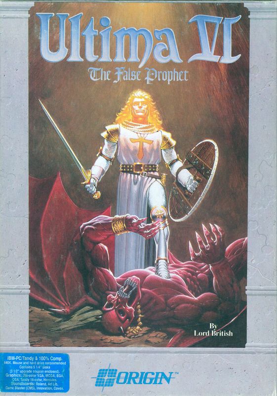 Front Cover for Ultima VI: The False Prophet (DOS) (5.25" release)