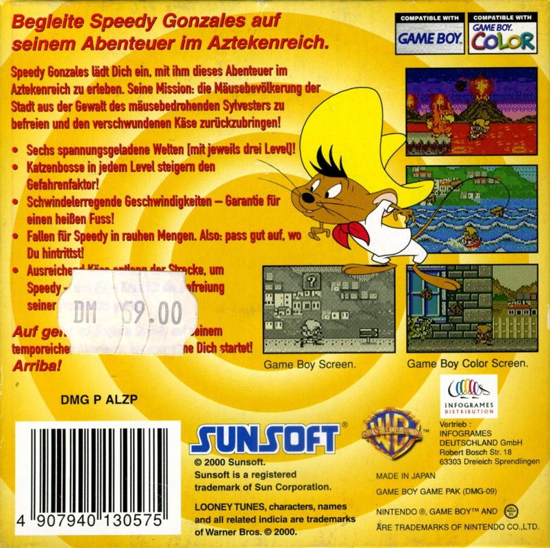 Speedy Gonzales: Aztec Adventure Videos for Game Boy Color - GameFAQs