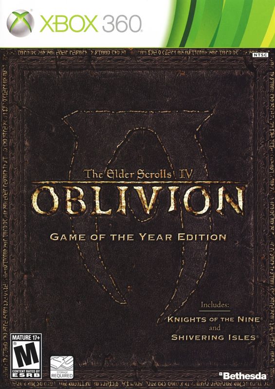 Front Cover for The Elder Scrolls IV: Oblivion - Game of the Year Edition (Xbox 360)