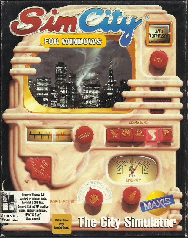Front Cover for SimCity Classic (Windows 3.x) (Dual media release)
