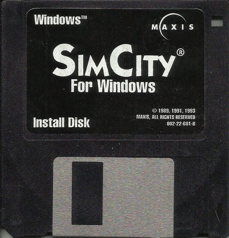 Media for SimCity Classic (Windows 3.x) (Dual media release)