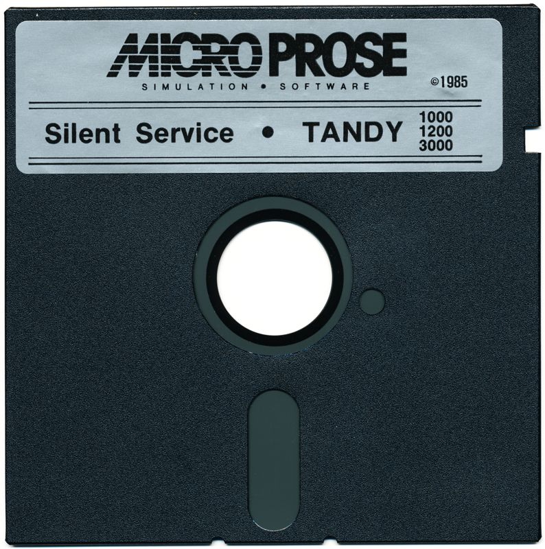 Media for Silent Service (DOS): 5.25" Disk