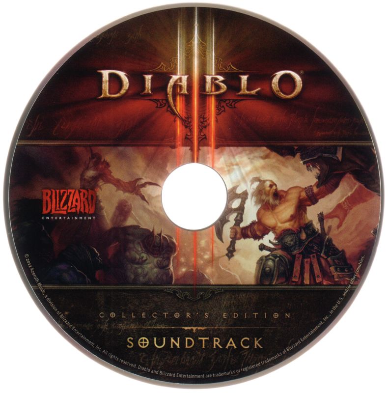 Soundtrack for Diablo III (Collector's Edition) (Macintosh and Windows): Media