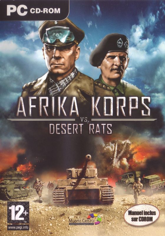 Front Cover for Desert Rats vs. Afrika Korps (Windows) (Late budget re-release with manual on CD-ROM)