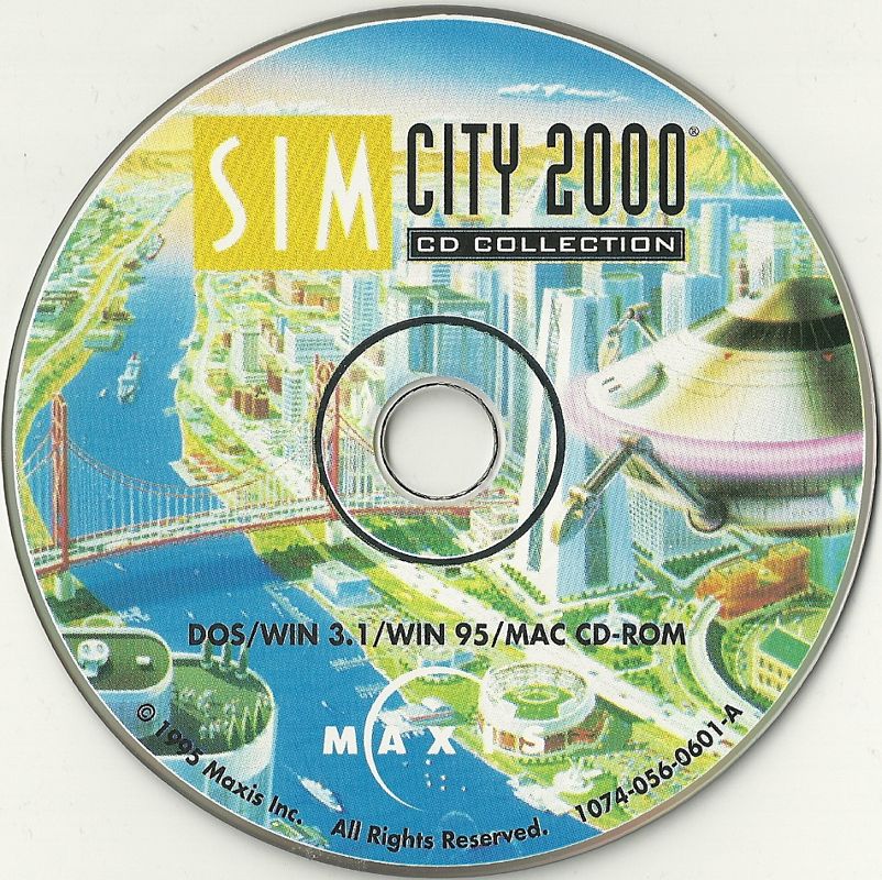 Media for SimCity 2000: CD Collection (Macintosh and Windows and Windows 3.x)