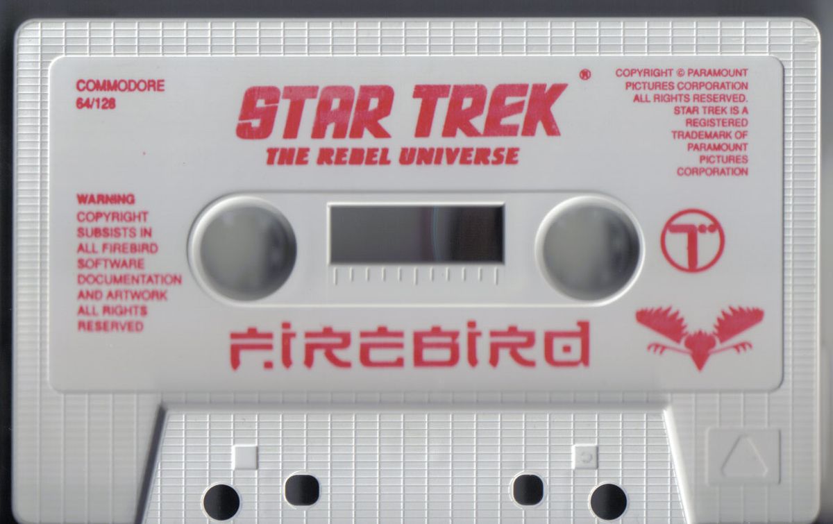 Media for Star Trek: The Rebel Universe (Commodore 64)