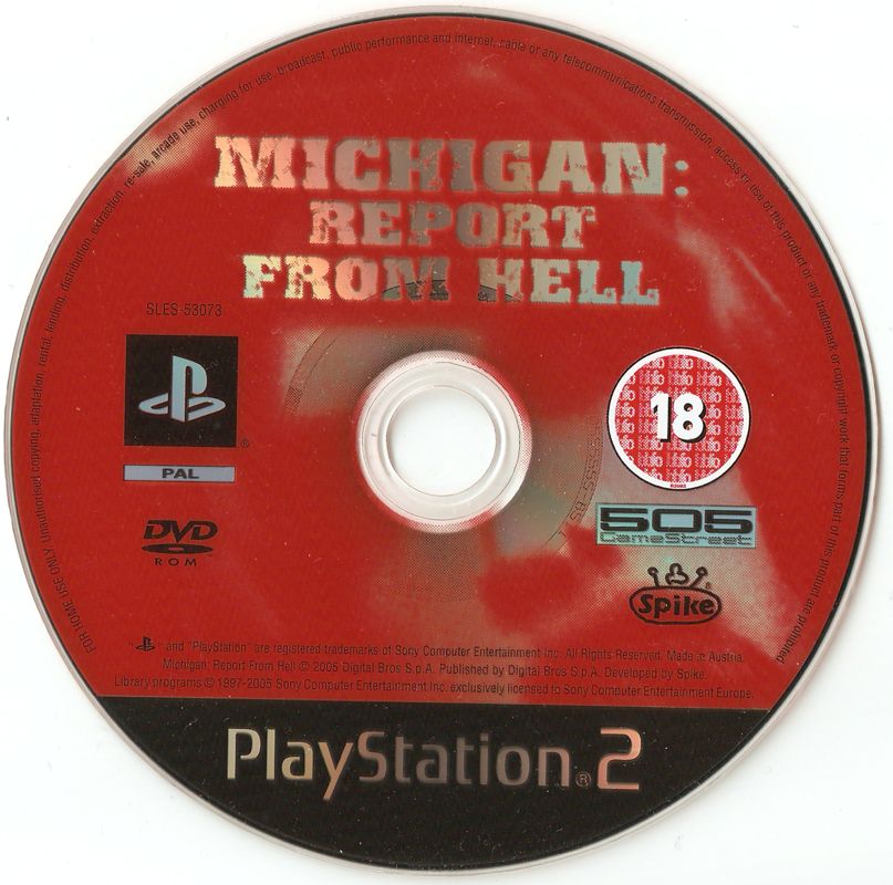 Media for Michigan: Report from Hell (PlayStation 2)