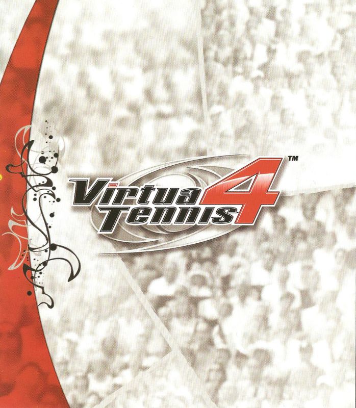 Inside Cover for Virtua Tennis 4 (PlayStation 3) (Bundled with PS3): Left