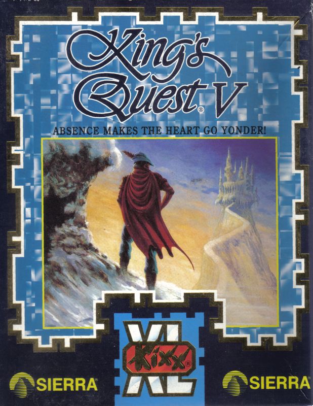 Front Cover for King's Quest V: Absence Makes the Heart Go Yonder! (Amiga) (KIXX XL release)