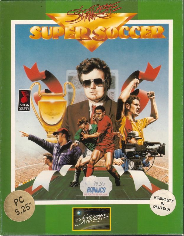 Front Cover for Starbyte Super Soccer (DOS) (5.25" Disk release)