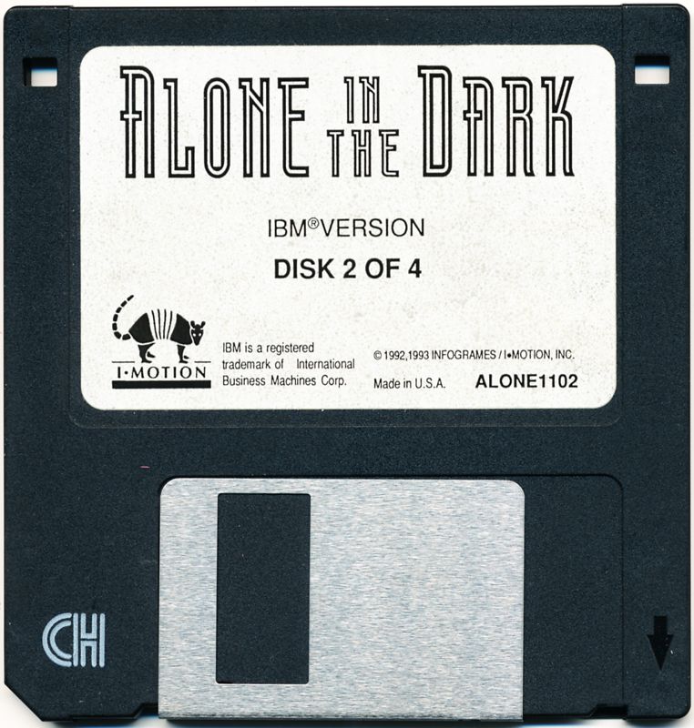 Media for Alone in the Dark (DOS) (Alternate release): Disk 2