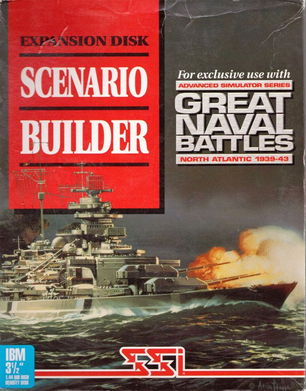 Front Cover for Great Naval Battles: North Atlantic 1939-43 - Scenario Builder (DOS)